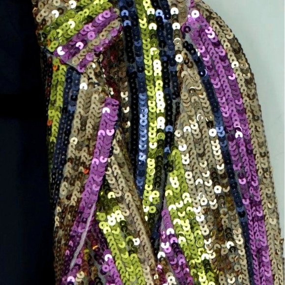 Anthropologie Vilagallo Anita Sequined Duster Jacket - Picture 7 of 11